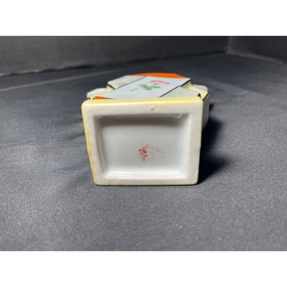 Antique Harlequin Floral Hand Painted Porcelain Creamer & Sugar - Picture 11 of 11